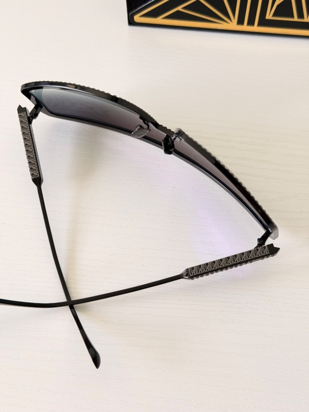 New Anna Karin Karlsson Sunglasses Black Shady Luv 2.0 Limited Edition Authentic - Picture 10 of 11